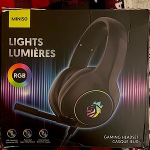 MINISO Gaming Headset with RGB Lights